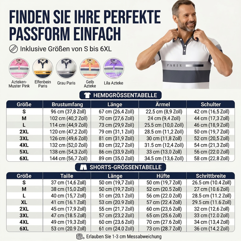Herren Sommer-Set – 50% Sommerrabatt