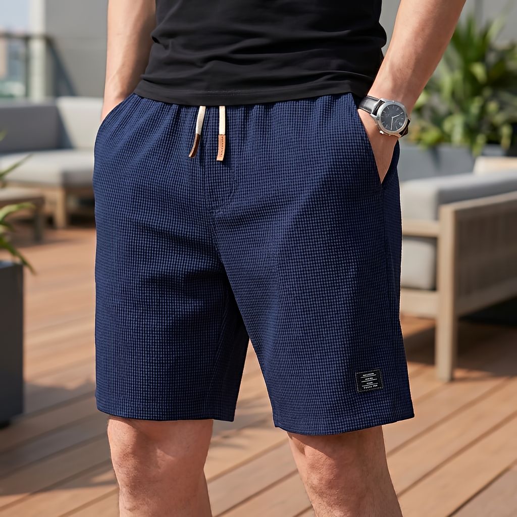 Herren-Shorts | Komfortable Sommer-Shorts mit elastischem Bund | 1+1 gratis