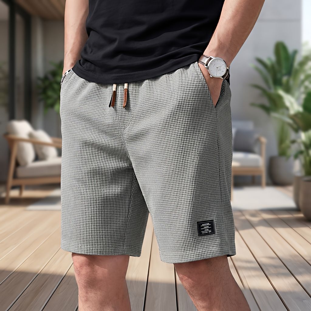 Herren-Shorts | Komfortable Sommer-Shorts mit elastischem Bund | 1+1 gratis