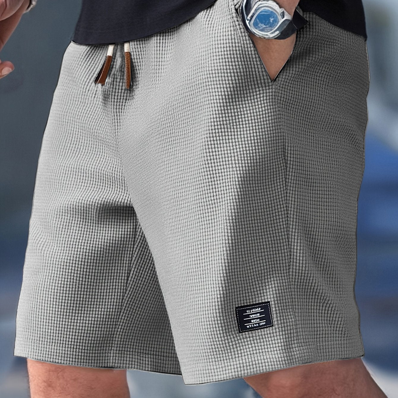 Herren-Shorts | Komfortable Sommer-Shorts mit elastischem Bund | 1+1 gratis